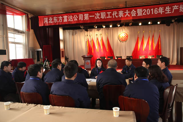 公司召開第(dì)一(yī)次職代會暨2016年(nián)生產經營工作會